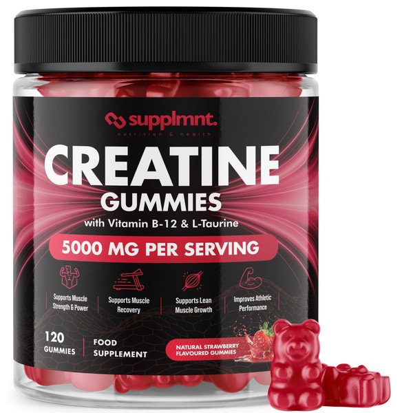 Creatine 120 Gummies Max 5000mg for Men & Women Creatine
