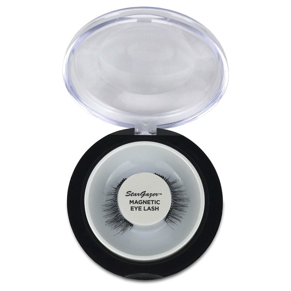 Magnetic false eyelashes style. 3. Double magnets for better hold