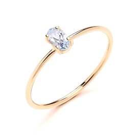 Old English Jewellers 9ct Yellow Gold Natural Aquamarine Oval Solitaire Ring size J K L M N O P Q R S March Birthstone (O)