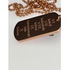 Generic 10 Ten Commandments double sided PRAYER RELIGION SOLID COPPER