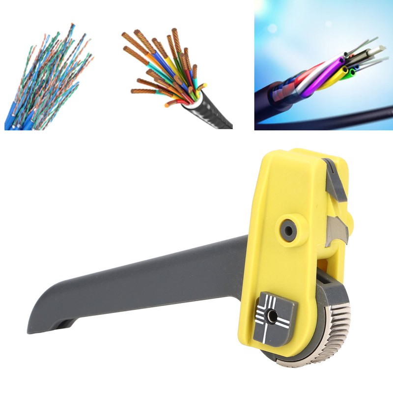 Optical Fiber Cable Cutter Longitudinal Nylon Handle High Carbon Steel