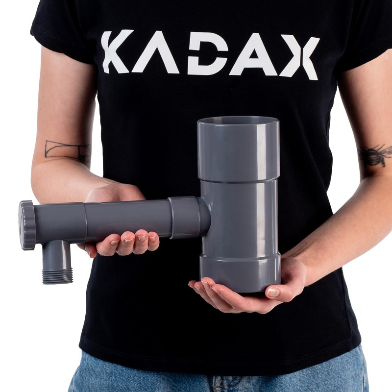 KADAX Rain Collector 80 mm, Rainwater Collector for Downpipe, Rain