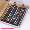 DIOMMELL Hanging Jewelry Organizer 47 Pockets with Zipper for Earrings