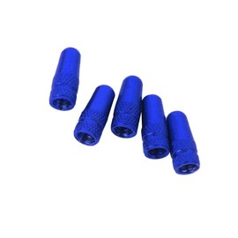 Namvo 5pcs Bicycle Presta Wheel Rims Tyre Stem Air Valve Caps Dust Cover - Blue