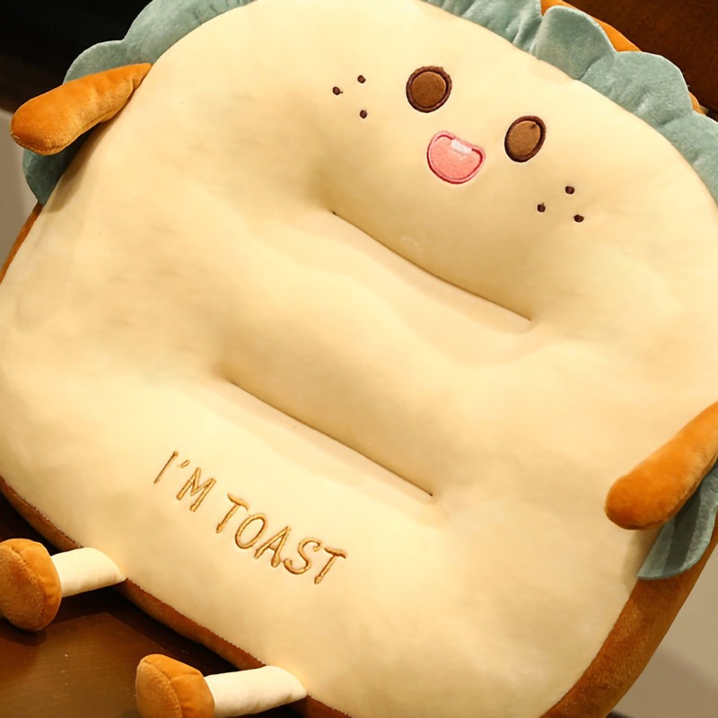 Bread Cushion PP Cotton Breathable Skin Friendly Stuffed Home Pillow