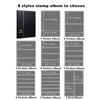 MUDOR Stamp Collecting Album, 7 Rows Pockets Stamp Book for
