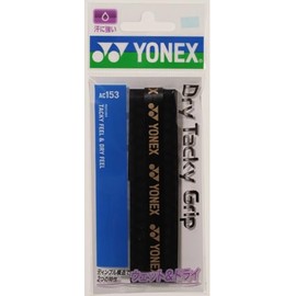 YONEX Badminton Grip Tape, Dry Tacky Grip, Black (007), AC15330