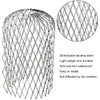 Tiardey 4 pieces gutter protection sieve aluminium downpipe mesh filter