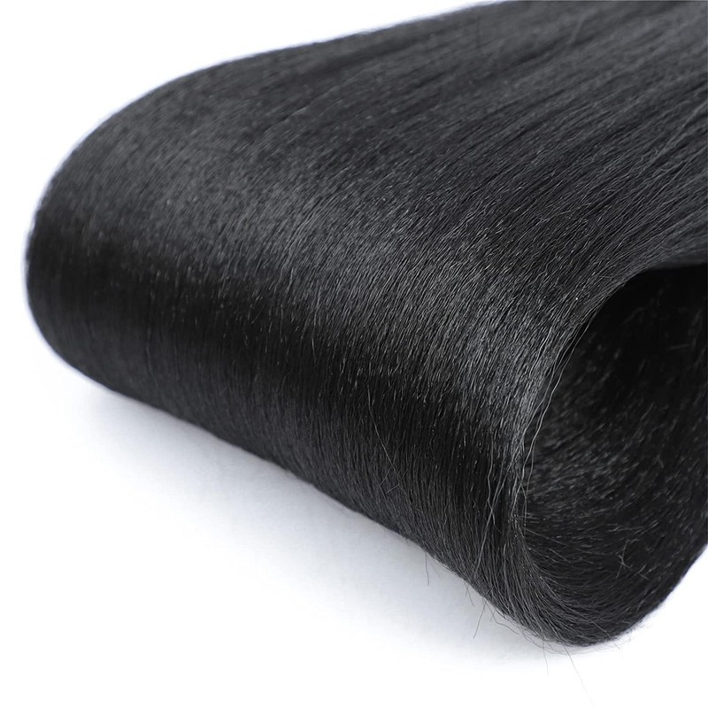 Pre Stretched Braiding Hair 16 Inch Black Braiding Hair Extensions