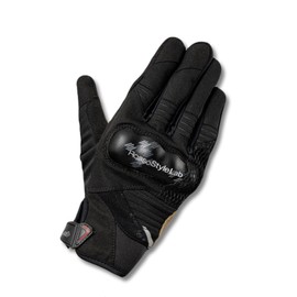 RossoStyleLab RSG367 Motorcycle Gloves Spring Summer Model Protective Active Gloves Black X-Small