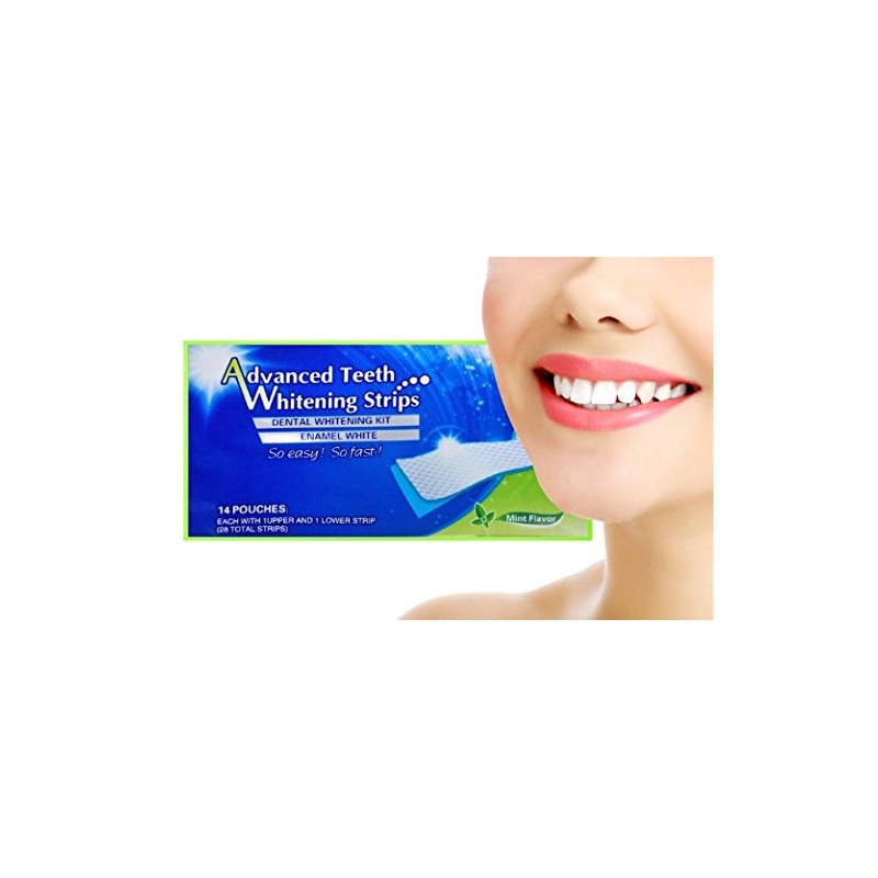 KAV PLUS 28 Professional Advanced Teeth WHITENING Strips Home Tooth