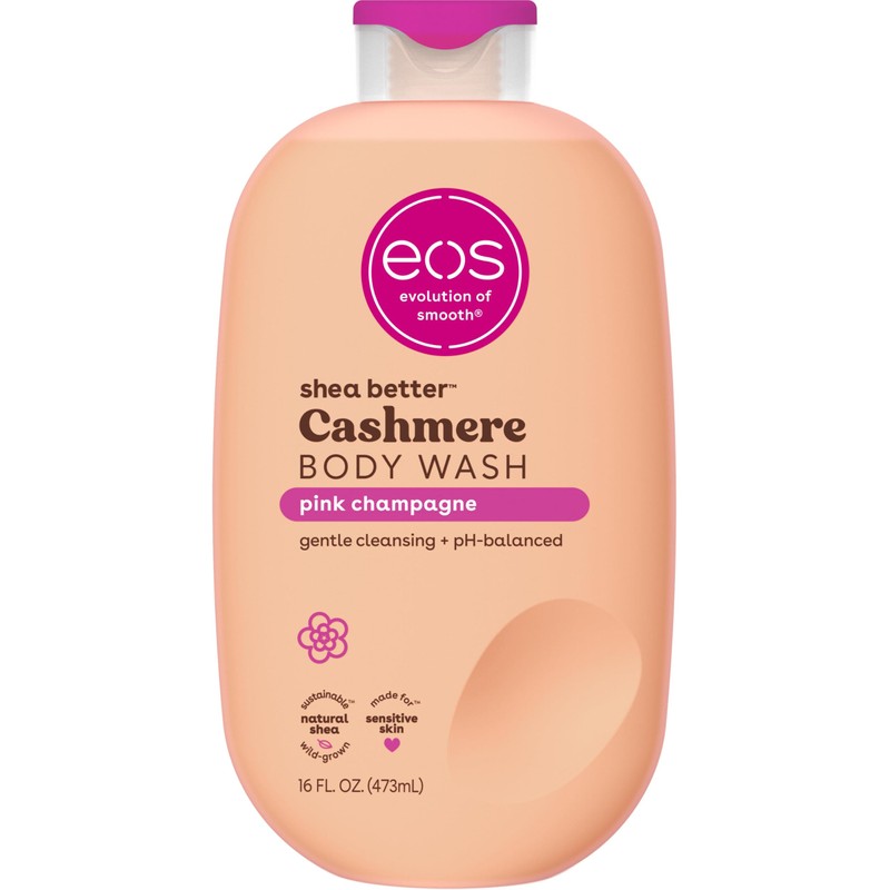 eos Shea Better - Gel de baño de cachemira, champán