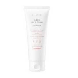 S-Nature 에스네이처 아쿠아 라이스 약산성 클렌징폼 160ml x 2개 Esnature Aqua Rice Mild Acid Cleansing Foam 160ml x 2 pieces