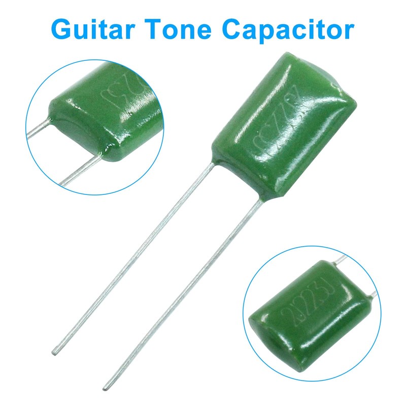 Piutouyar 10 Pack 223J 630V 0.022UF Guitar Tone Capacitor Polypropylene