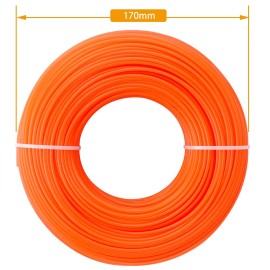 Akuoly String Trimmer line 328ft Round 0.095'' Weed Eater String Nylon Grass Trimmer...