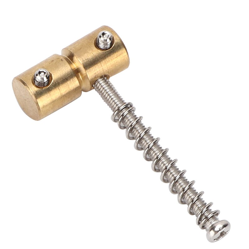 Eujgoov 4pcs Bass String Saddle Brass Bridge Set Kit Replacement