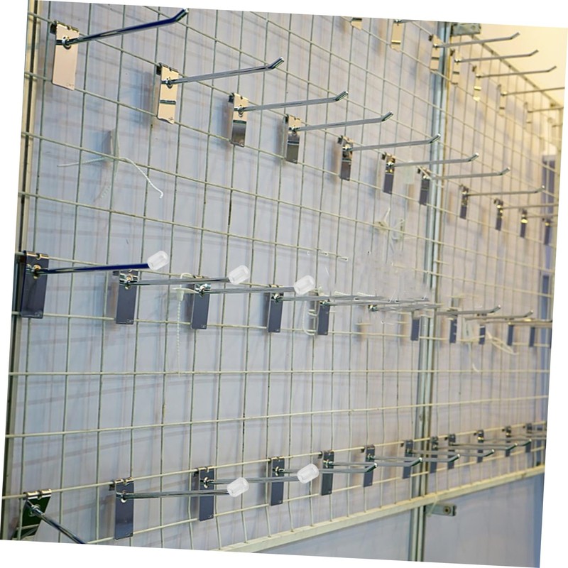 ABOOFAN 90PCS Peg Hook Stoppers for Pegboard Inventory Control Clips