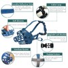 BARKLESS Dog Muzzle, Basket Muzzle for Small Medium Large Dogs,