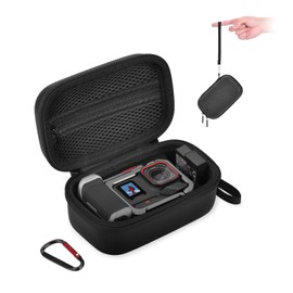BRDRC Carrying Case for Insta360 Ace Pro 2/Ace Pro Xplore Bundle Kit, Portable Small Storage Bag Hard Shell Battery Travel Case with Wrist Strap Carabiner Insta 360 Ace Pro 2/Ace Pro Accessoires