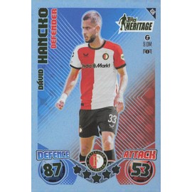 Match Attax 2024 2025 David Hancko Heritage Trading Card
