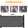 AXT SHADE Balcony Privacy Protective Screens 90x300cm PES Weatherproof with