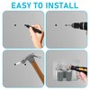 Wensdr 8 Pack Broom Holder Wall Mount, Stainless Steel Broom