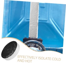 jojofuny Thermal Barrier Tape Insulation Wrap for Water Heater Pipes Reflective Insulation Roll Easy Install