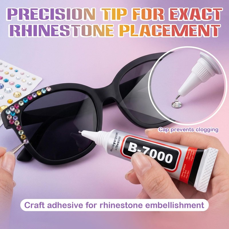 Simmofia 40 Colors Bedazzling Kit with Glue, 40000 Resin Rhinestones