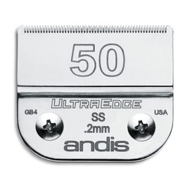 Andis Carbon-Infused Steel UltraEdge Dog Clipper Blade, Size-50SS, 1/125-Inch Cut Length (64185)