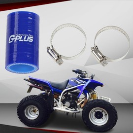 CROSSDESIGN High Temp Rubber Exhaust Clamp Fit for Yamaha Blaster YFS 200 1"ID Blue