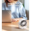 Diveblues USB Desk Turbo Fan, Ultra-Quiet Mini Desk Fan, Powerful