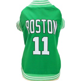 Dog Clothes Basketball Mesh Breathable T-Shirt,Pet Clothes Puppy Sportswear Spring/Summer Fashion Dog Shirt. (Green, Medium)