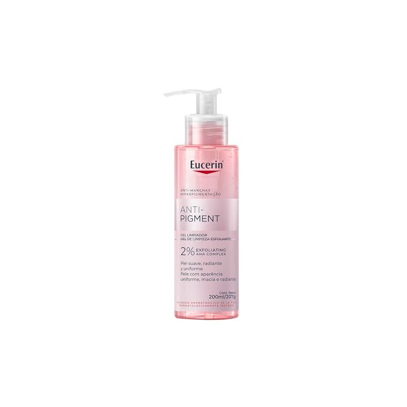 Eucerin Anti Pigment Gel Limpiador Facial 200ml Exfoliante Gentil Manchas