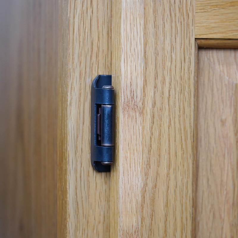 DecoBasics 20 Pack Oil Rubbed Bronze Cabinet Hinges for Cabinet