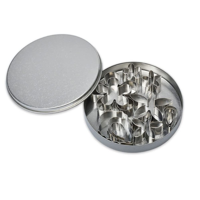 Cookie Cutter, Vegetable Cutter, Set of 16, Stainless Steel, Vegetable