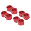 4PCS Hose Separator AN8 Automobile Oil Pipes Fixing Adapter Aluminum