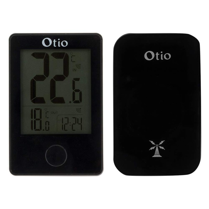 Otio - 936066-Wireless Indoor/Outdoor Thermometer 60 m Black
