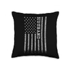 Gifts For Husband Husband American Flag Throw Pillow, 16x16, Multicolor
