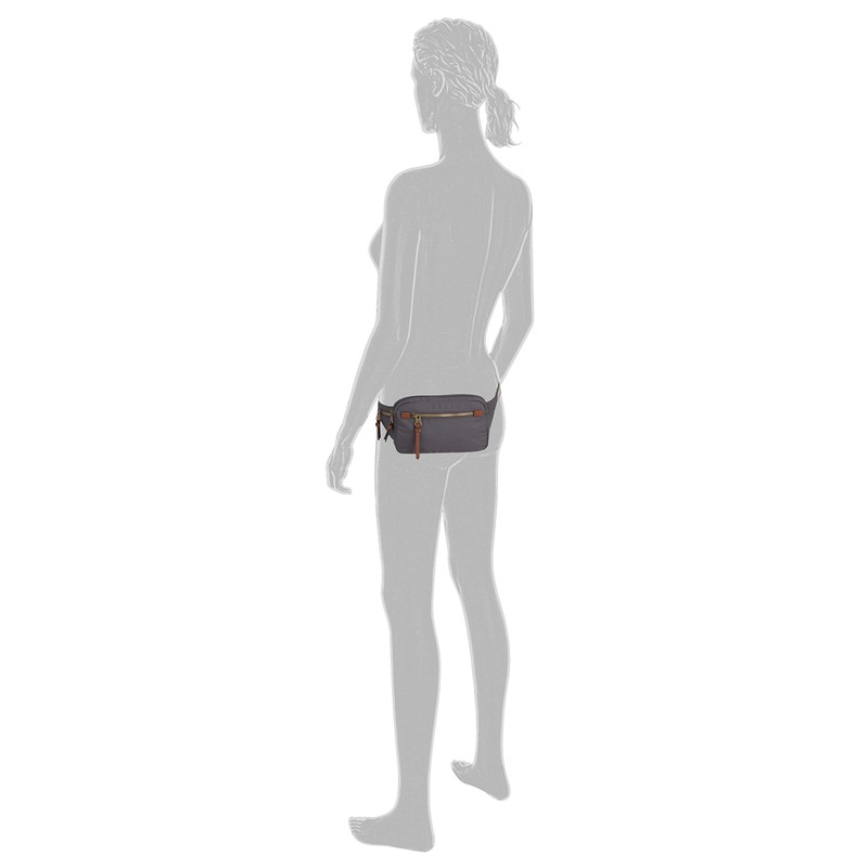 camel active Bari Women's Belt Bag Bum Bag, Dark Grey,