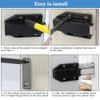HEKOBAG 4 Pack Push to Open Door Catches, Magnetic Push