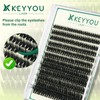 KEYYOULASH Flora Lash Clusters Kit 3D DIY Lashes Extension Kit