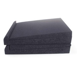 ANGEEK 2 x 20 x 28 x 4.2 cm Speaker Sound Insulation Mat Soundproofing Mat Acoustic Foam Board Sponge Sound Absorbing Pad Sound Reinforcement Cushion