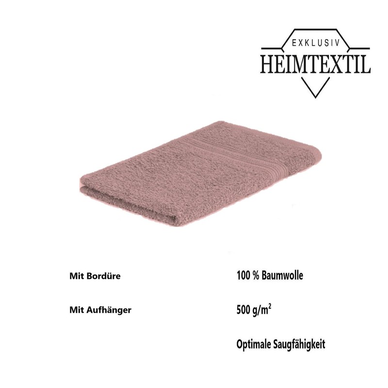 EXKLUSIV HEIMTEXTIL Hand Towel Set with Bow Brand Guest Towels