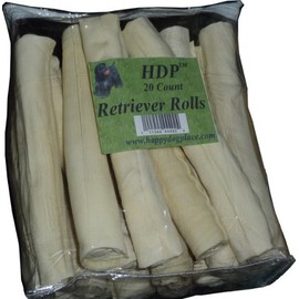 HDP Retriever Rolls Rawhide 9"-10" Size:5 Rolls Flavor:Original