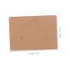 Operitacx 500pcs Earring Cards: Jewelry Packaging Cardboard for Earrings -