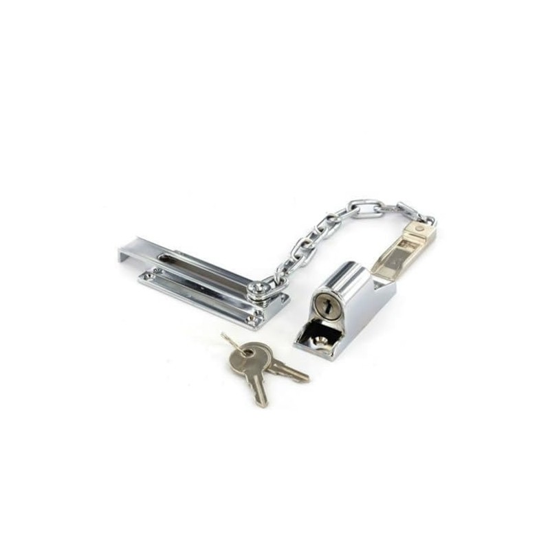 Door Security Chain Lock Polished Chrome Security Chain with Door