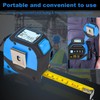 Menider 3-in-1 Laser Measure Tool - Digital LCD & Self-Locking,