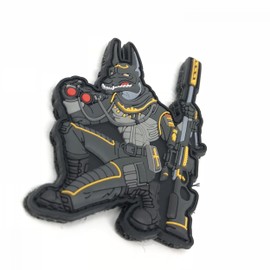 TACOPSGEAR Anubis The Silent Sniper PVC Patch Badge by HIWEZ Mystic Warriors