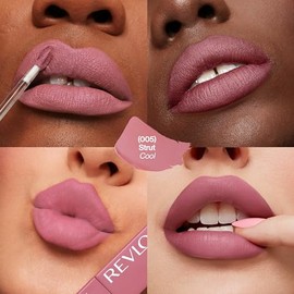 REVLON Revlon Lipstick, ColorStay Limitless Matte Liquid Lipstick, Vegan Formula, No-Budge Matte, Longwear Lipstick, Long Lasting, Lightweight/Comfortable, Waterproof, 005 Strut, 0.17 fl oz/ 5ml