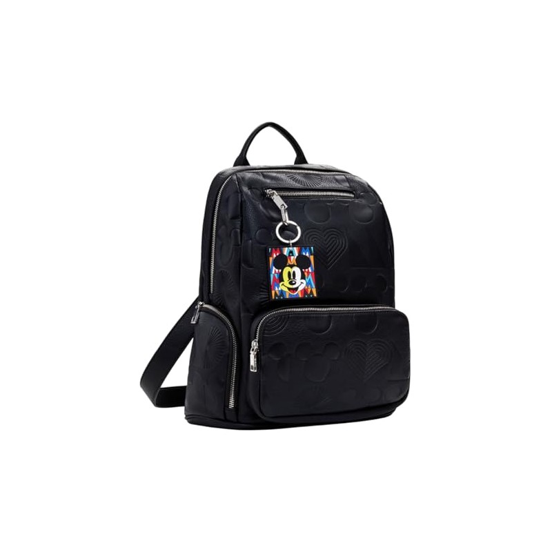 Desigual BACK_ALL MICKEY CHESTER, U, 2000 BLACK, Black/White, 31, Casual,